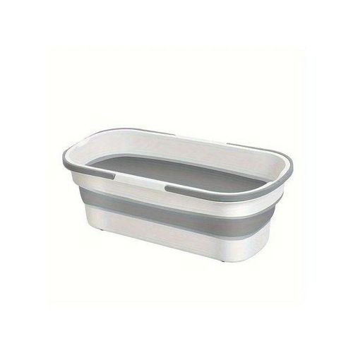 1pc Ultra-Collapsible Silicone Bucket - Large Rectangular Portable Handheld Design Easy Mopping