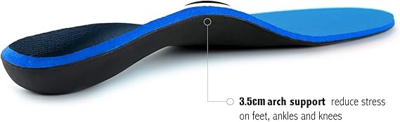Arch Support Insoles for Men Women, Shoe Inserts for Flat Feet, Orthotic Shoe Insoles All-Day Energy and Comfort with Every Step 
For flat for,ease pressure on soles, 
S=35-40
L=40-46