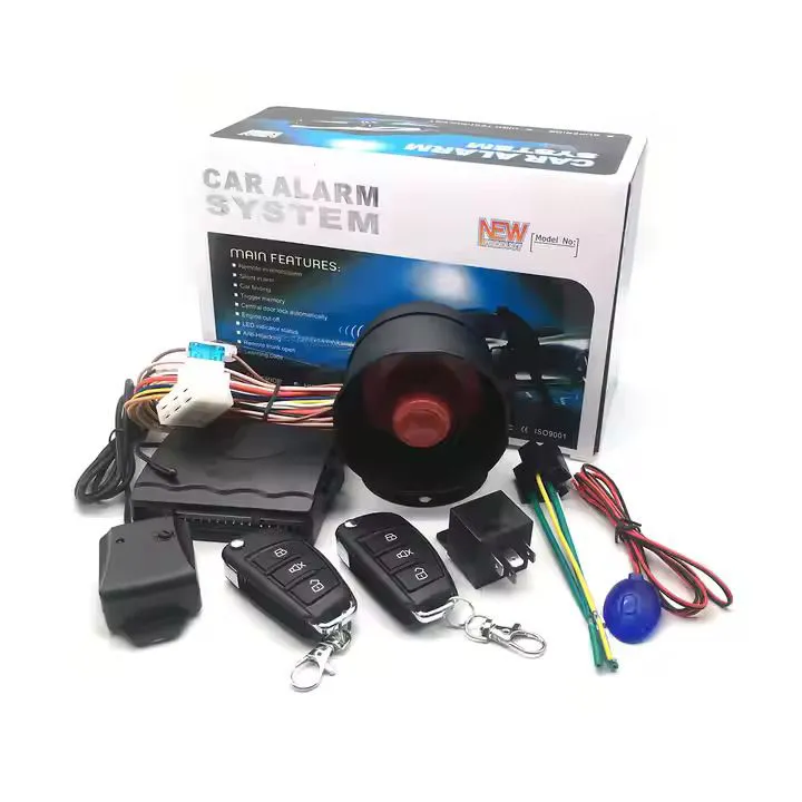 Universal Car Alarm System with Keyless Entry and Trunk Release