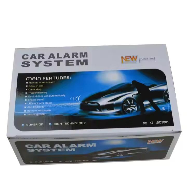 Universal Car Alarm System with Keyless Entry and Trunk Release