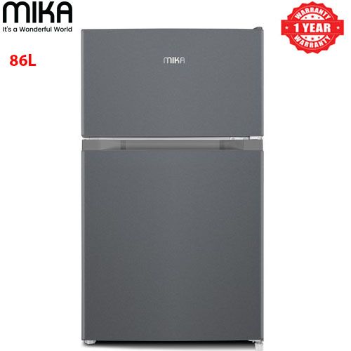 MIKA, MRDCD86DS, 86L, Double Door Top Mount Freezer, Defrost (Direct Cool) Fridge