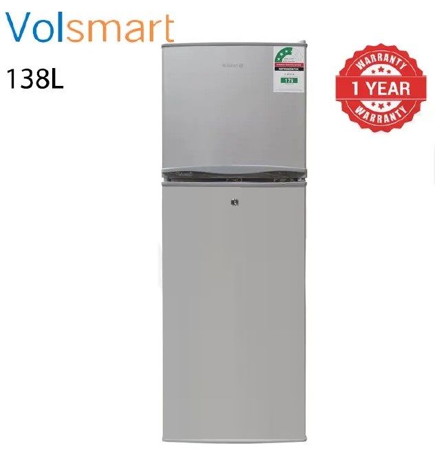 TODAYS OFFER!!! VOLSMART 138L DOUBLE DOOR FRIDGE