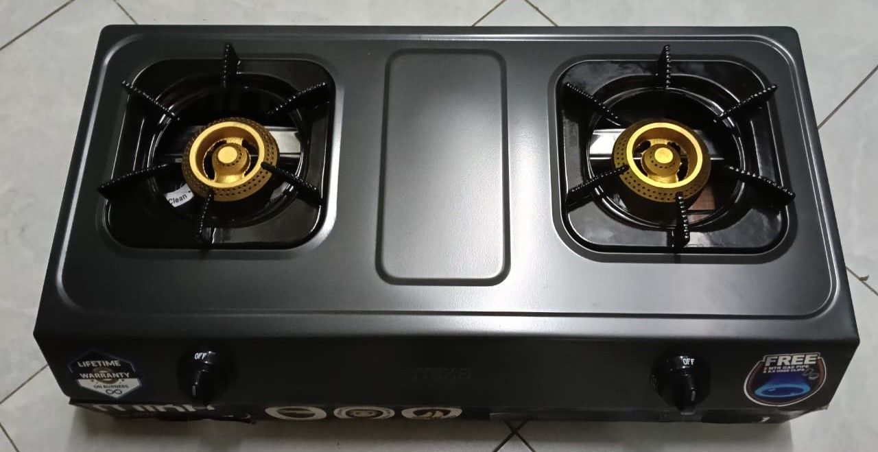 Mika MGS1202 - 2 Burner Table Top Gas Cooker