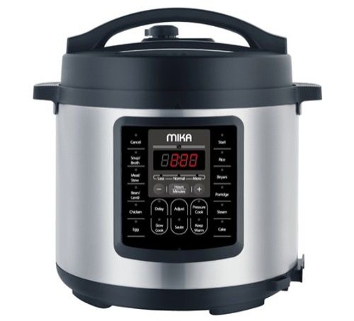 TODAY ONLY!! Mika Electric Pressure Cooker, Stainless Steel (1 YR WRTY)