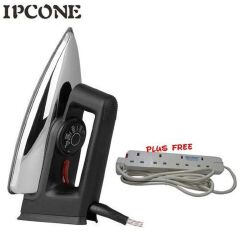 IPCONE 1000W, Non-Stick Sole Dry Iron Box Plus Extension