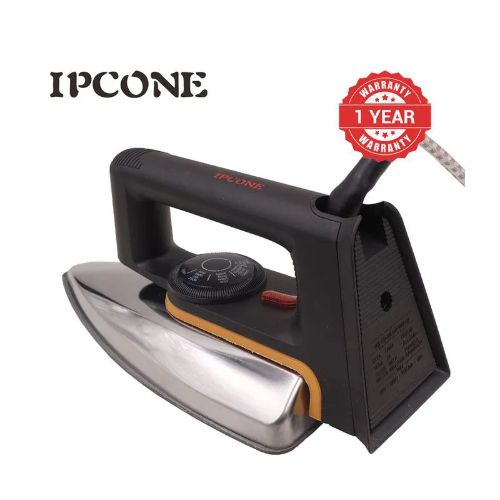 IPCONE 1000W, Non-Stick Sole Dry Iron Box Plus Extension