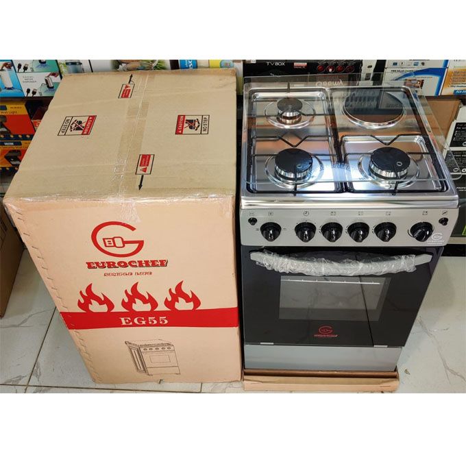 CLEARANCE SALE! Eurochef 50x55, 3 Jet Gas + 1 Rapid Plate Cooker + Electric Oven