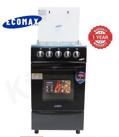 ECOMAX 50x50, 4 Gas Free Standing Cooker + Electric Oven