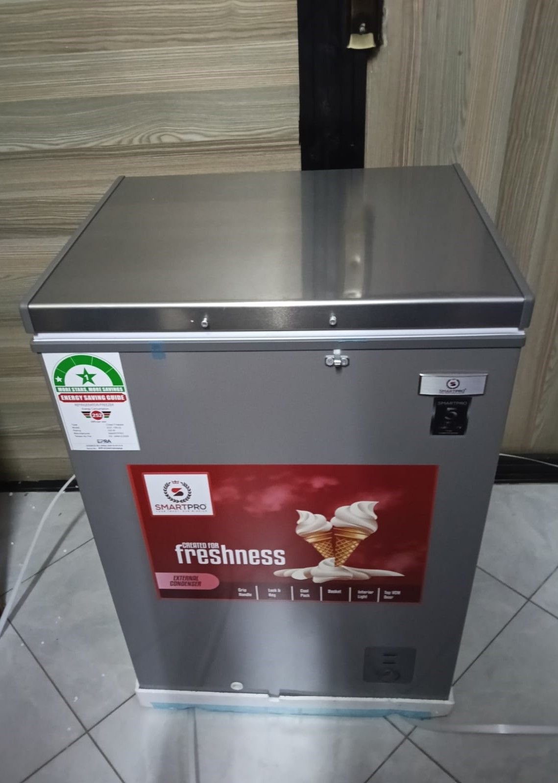 SMARTPRO 110L Chest Freezer