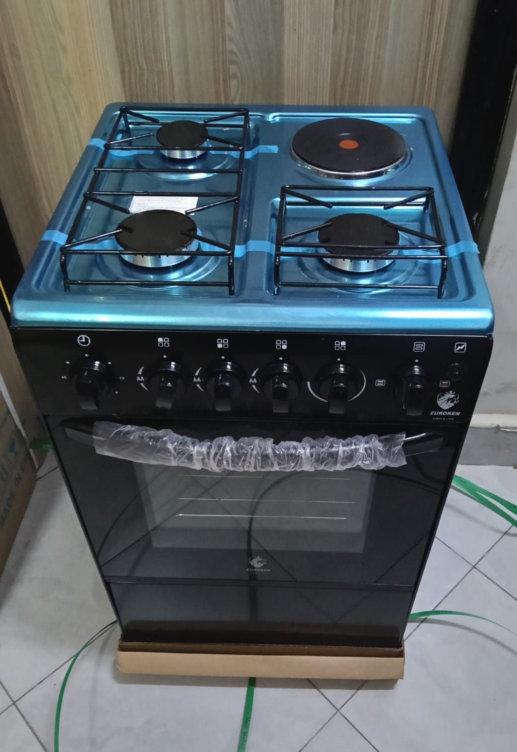 TODAY ONLY!! EUROKEN 50 x 55, 3G+ 1E Standing Cooker + Electric Oven