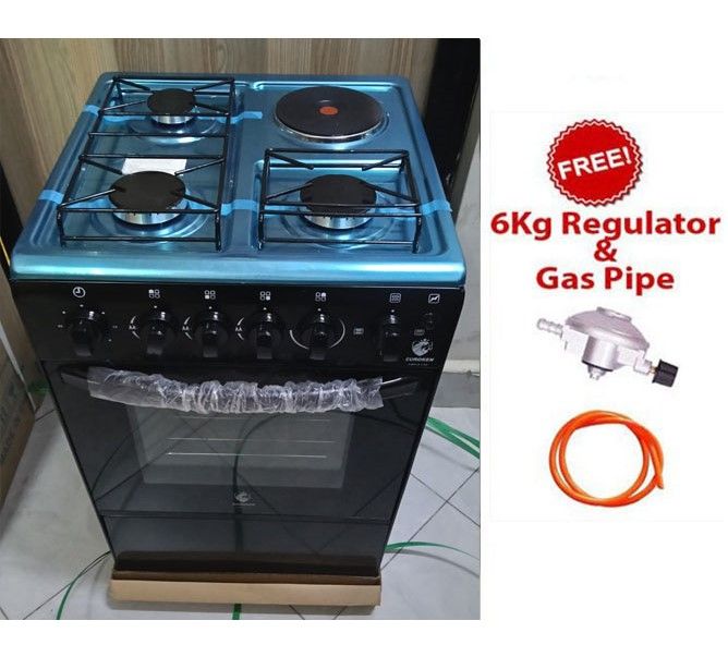 TODAY ONLY!! EUROKEN 50 x 55, 3G+ 1E Standing Cooker + Electric Oven