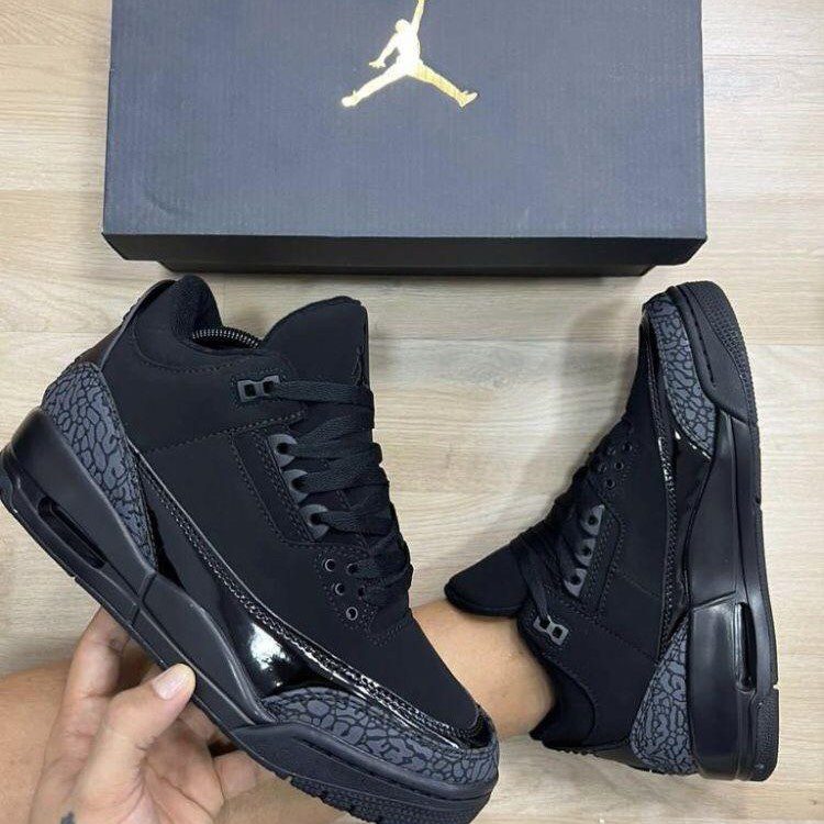 Jordan black shoes