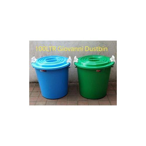 100L heavy duty Wastepaper/ dust Bin with air tight lid AND STRONG HANDLES