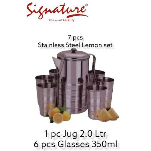 Signature 7 Pcs Stainless Steel Lemon Set