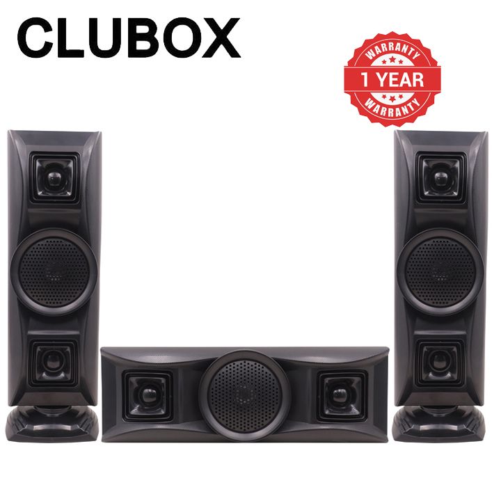 CLUBOX TC1310 3.1CH Bluetooth TC-1310 Woofer Home Theater System Speaker Systems Subwoofer USB/SD/FM Home Audio System with Remote Control 12000W