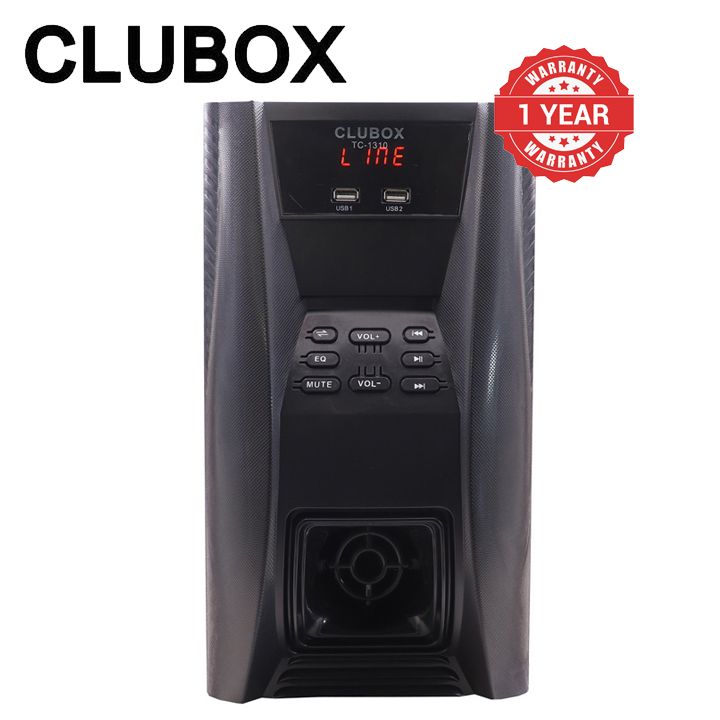 CLUBOX TC1310 3.1CH Bluetooth TC-1310 Woofer Home Theater System Speaker Systems Subwoofer USB/SD/FM Home Audio System with Remote Control 12000W