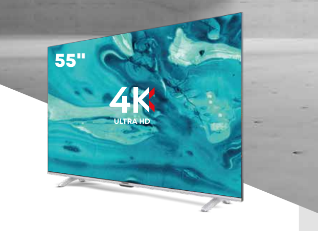 TORNADO 55 Inch  Smart Tv 55UA3400X Frameless 4K with Android Operating System: Android 10 • B-in Receiver 3Yrs Warranty