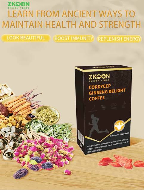 Zkoon Cordycep ginseng delight coffee