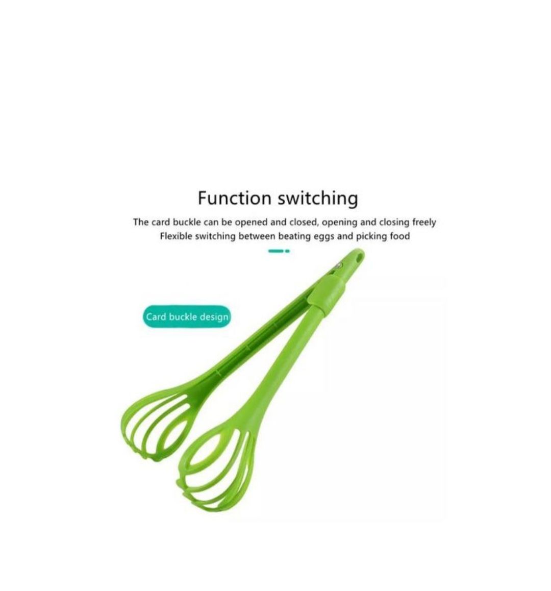 Egg beater whisk /tong available for stirring, separating, transferring and picking eggs