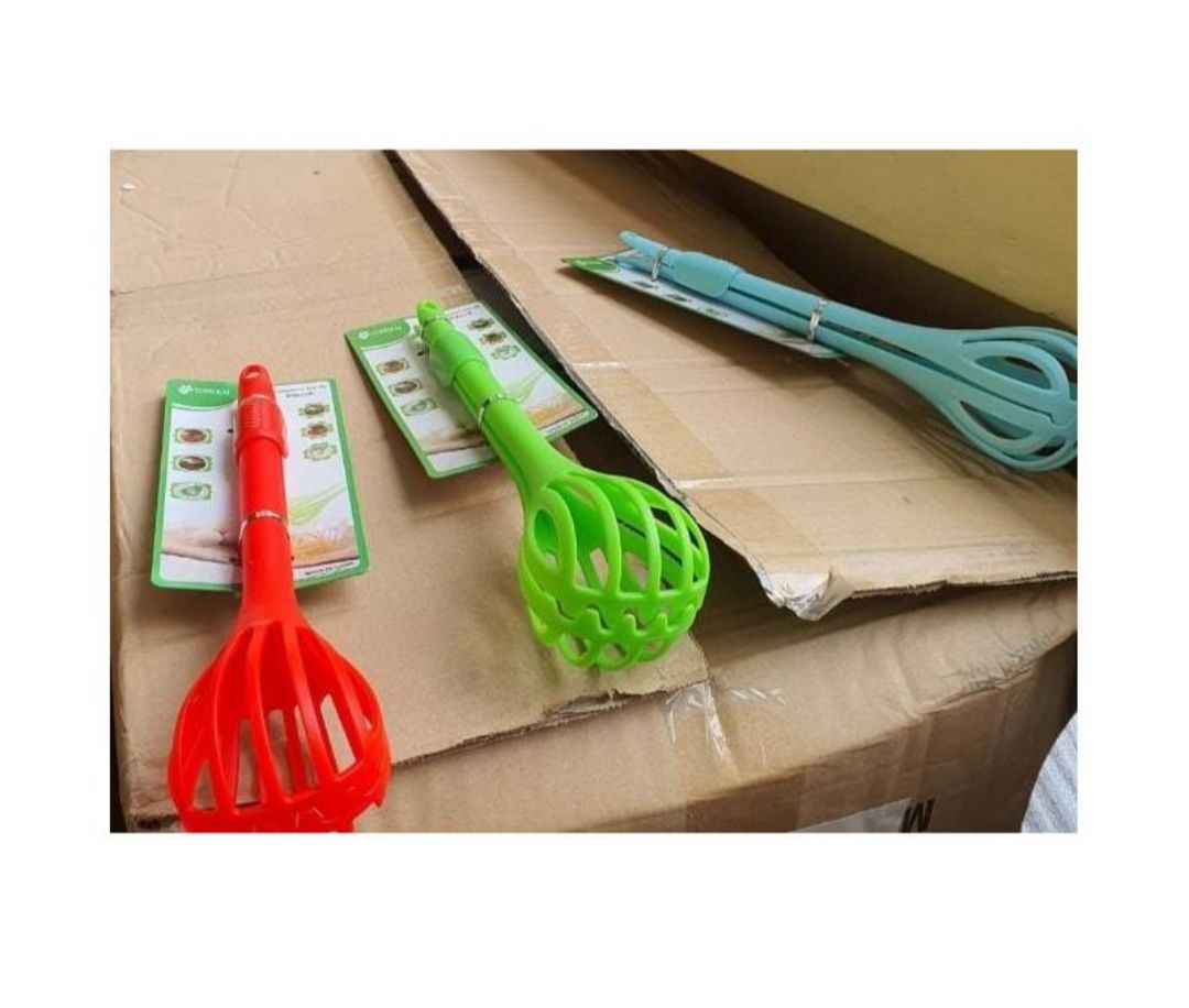Egg beater whisk /tong available for stirring, separating, transferring and picking eggs