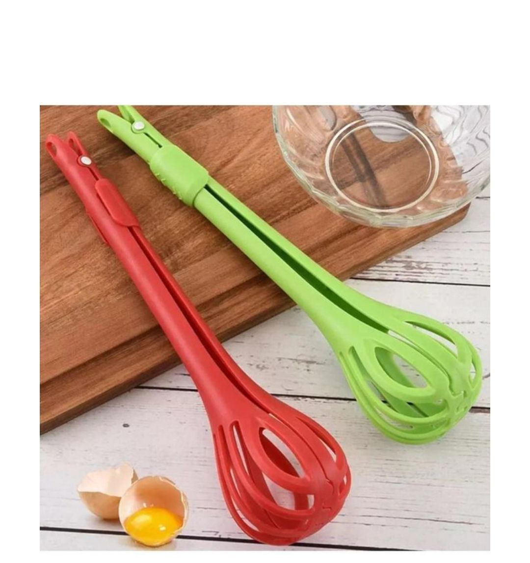 Egg beater whisk /tong available for stirring, separating, transferring and picking eggs
