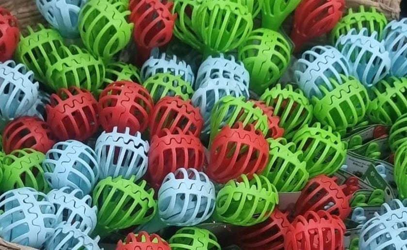 Egg beater whisk /tong available for stirring, separating, transferring and picking eggs