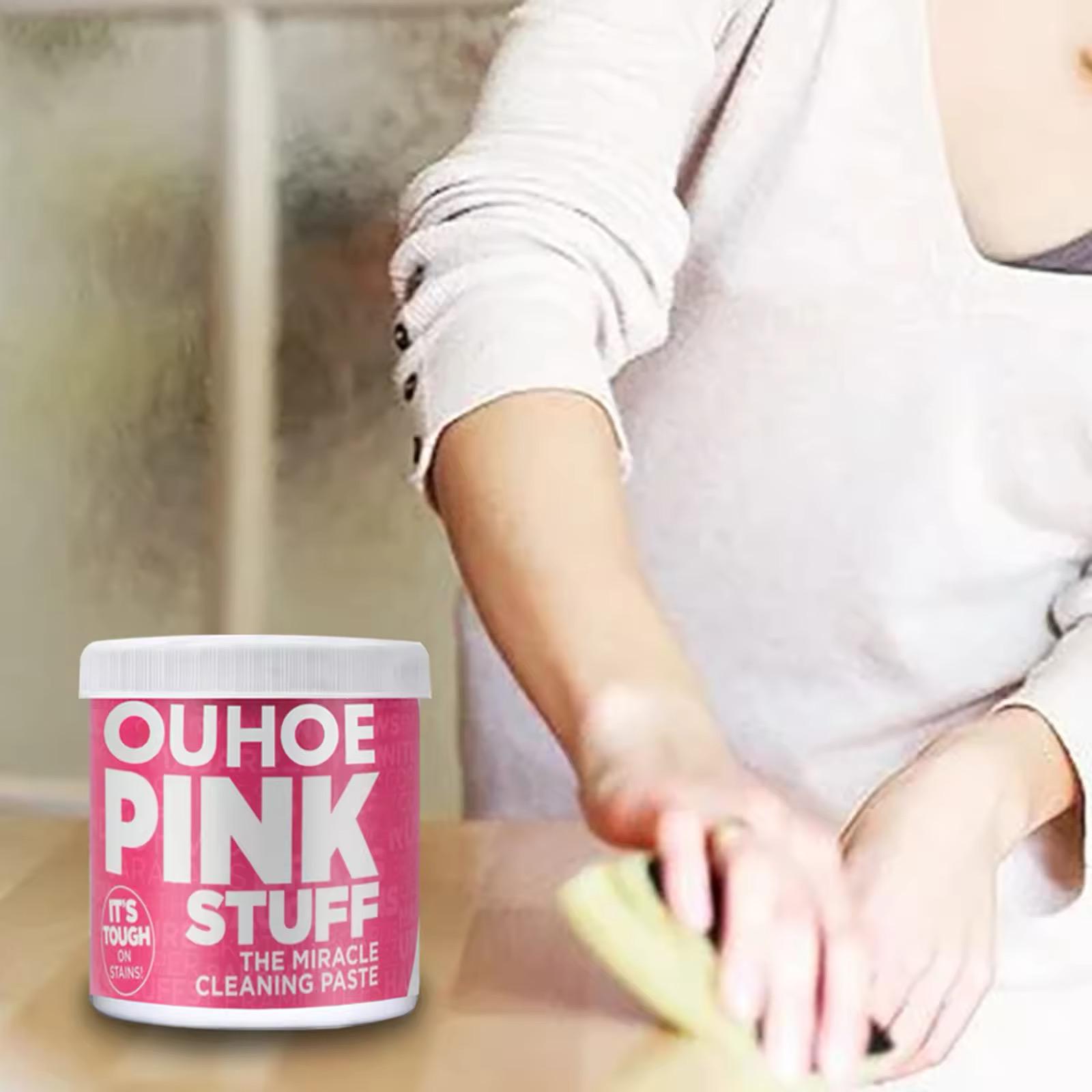 100g pink stuff Multipurpose Cleaner Cream Powerful Decontamination Kitchen Paste.Stainless Steel Scratches Remover Stain Polishing Cream