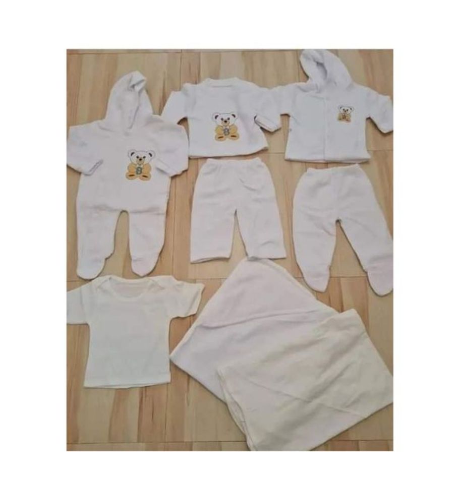 8pcs unisex Newborn receiving set / gift set, suitable for 0-3 months