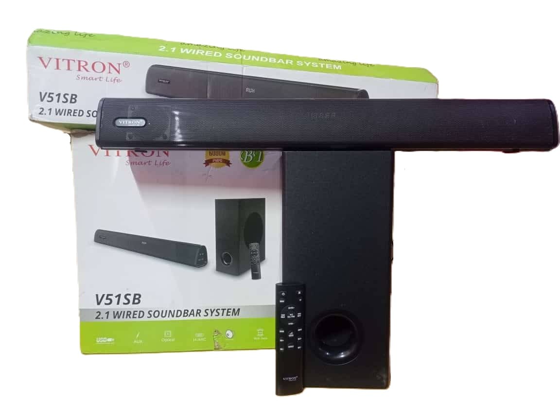 Vitron Soundbar V51SB 2.1 Wired Soundbar System – Immersive Audio for Your Home Entertainment