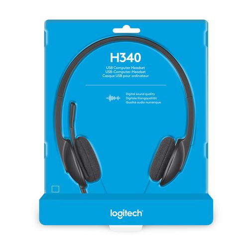 Logitech H340 Headset with Noise Cancelling Microphone