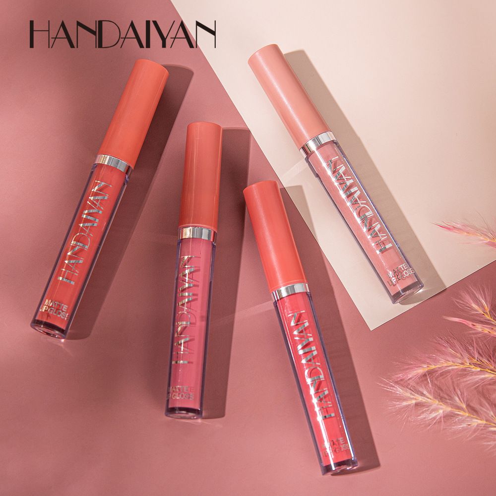 1 PCS HANDAIYAN 12-color matte lip gloss, liquid lipstick, long-lasting waterproof, non-staining cup lip color, matte lip gloss view 9