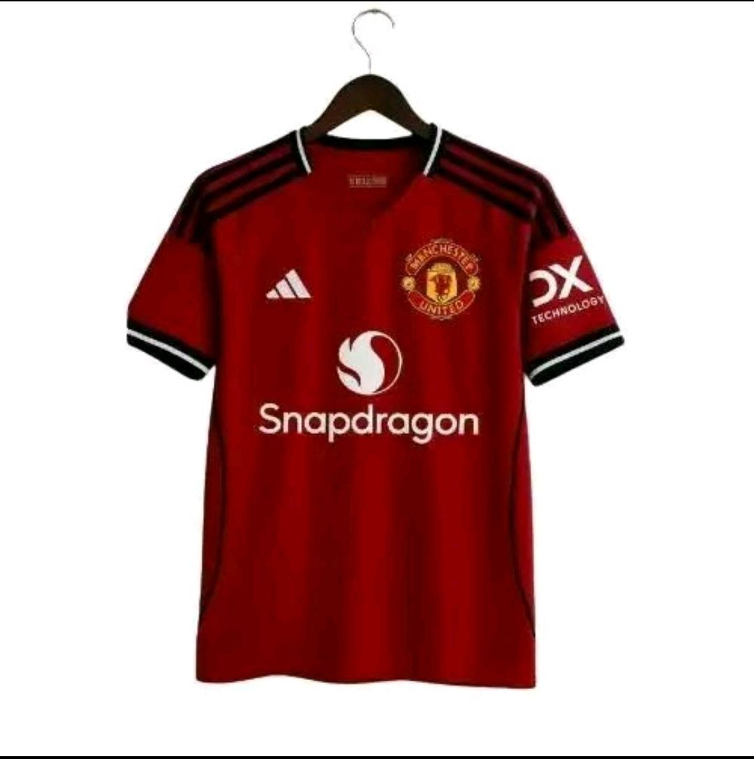 LOW QUALITY New Season Manchester United Home Kit 25/26 low quality  Jersey Football EPL