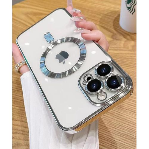 Magnetic Case for iPhone 15 Pro Max Case Compatible with MagSafe Built-in Camera Lens Protector