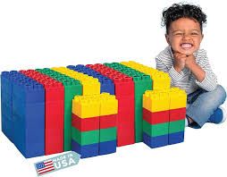 😁130 BIG BLOOCKSSmart Activity Fun and Learning Train Blocks For Kids, Multi Color Building Bricks and Blocks for Kids, Building Blocks for Kids Best Gift Toy QUALITY ASSURANCE: - High Quality Polyp
