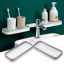 CLEARANCE SALE‼️ Bathroom Caddy❤️‍🔥punch free 🍊 orange 🌞180⁰ Rotatable🥰Adhesive Shower Caddy 🥳 helps keep your bathroom,sink area,kitchen and your house in general clean and neat