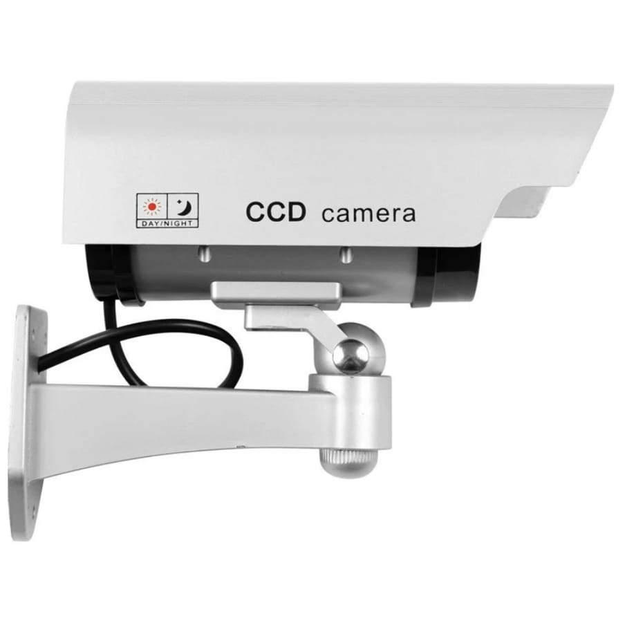 Dummy Wireless Camera Plastic Fake CCTV Camera With Simulation Antena Red Led Flashing AA Battery Surveillance Security System