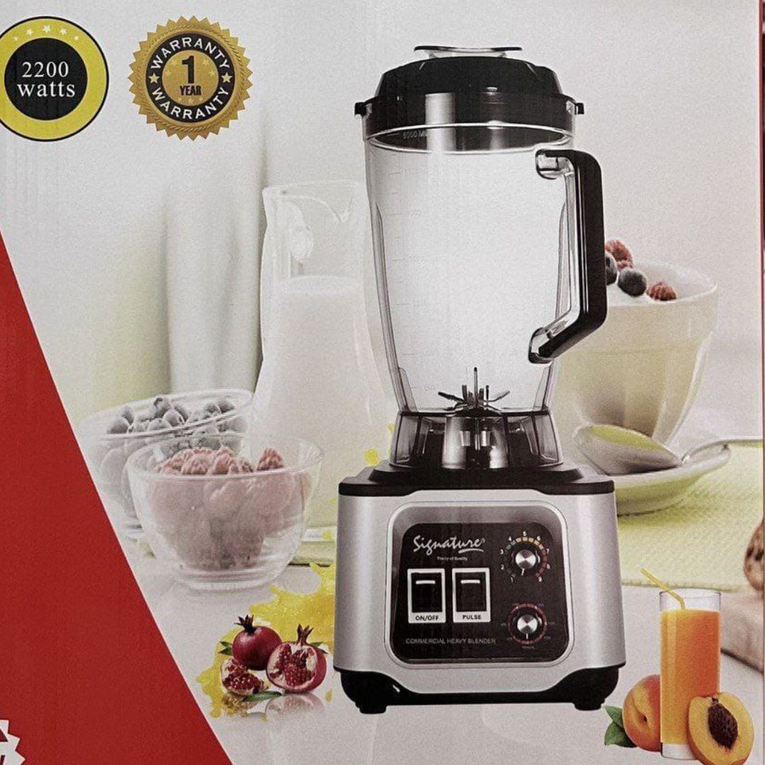Signature Powerful 3.0 Ltr Jar Commercial Blender for Quick Results