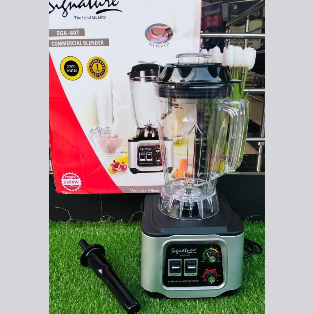 Signature Powerful 3.0 Ltr Jar Commercial Blender for Quick Results