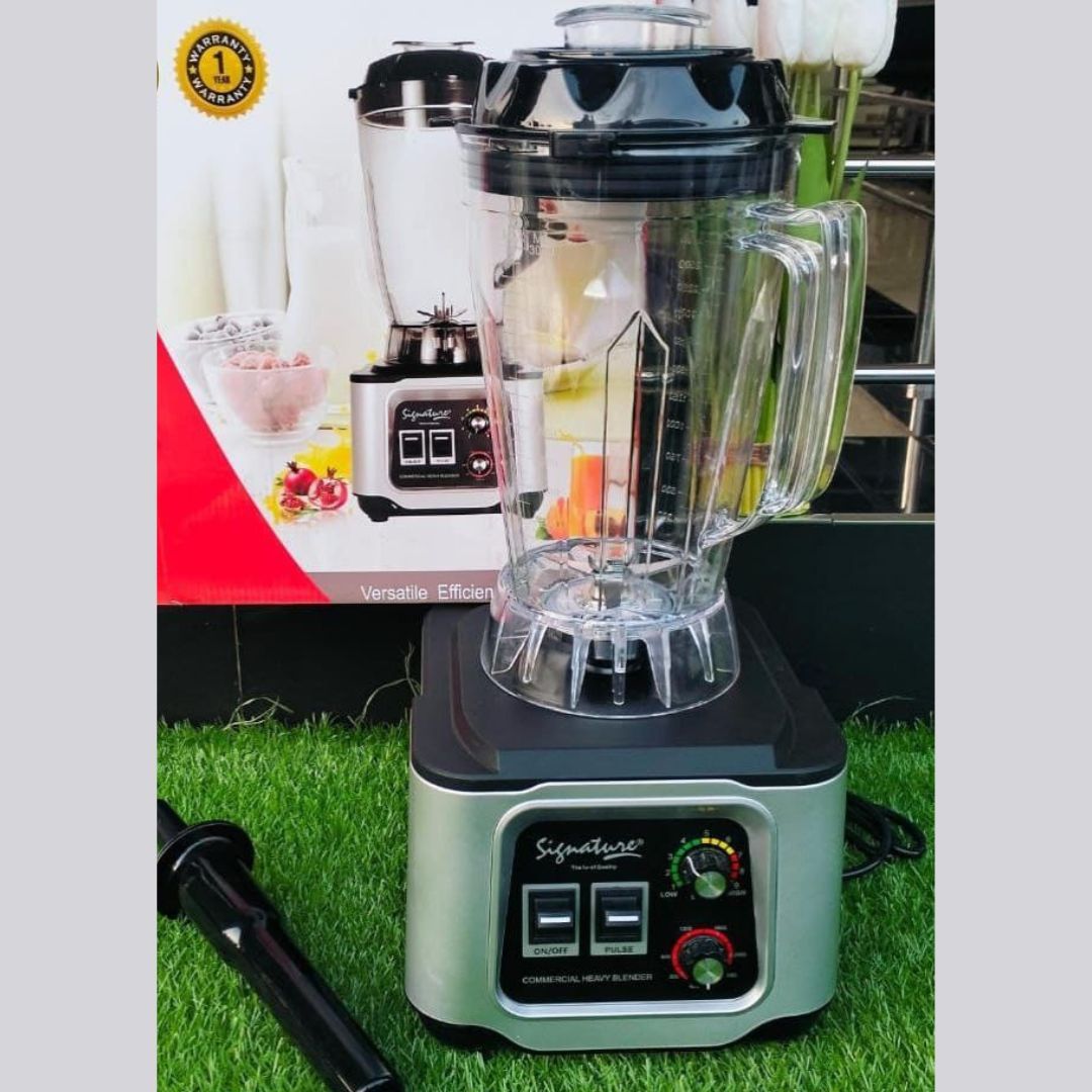 Signature Powerful 3.0 Ltr Jar Commercial Blender for Quick Results