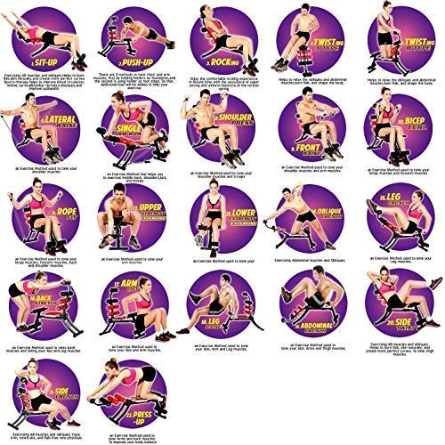Six Pack Care With Pedal/ Complete Home Gym for Physical Fitness