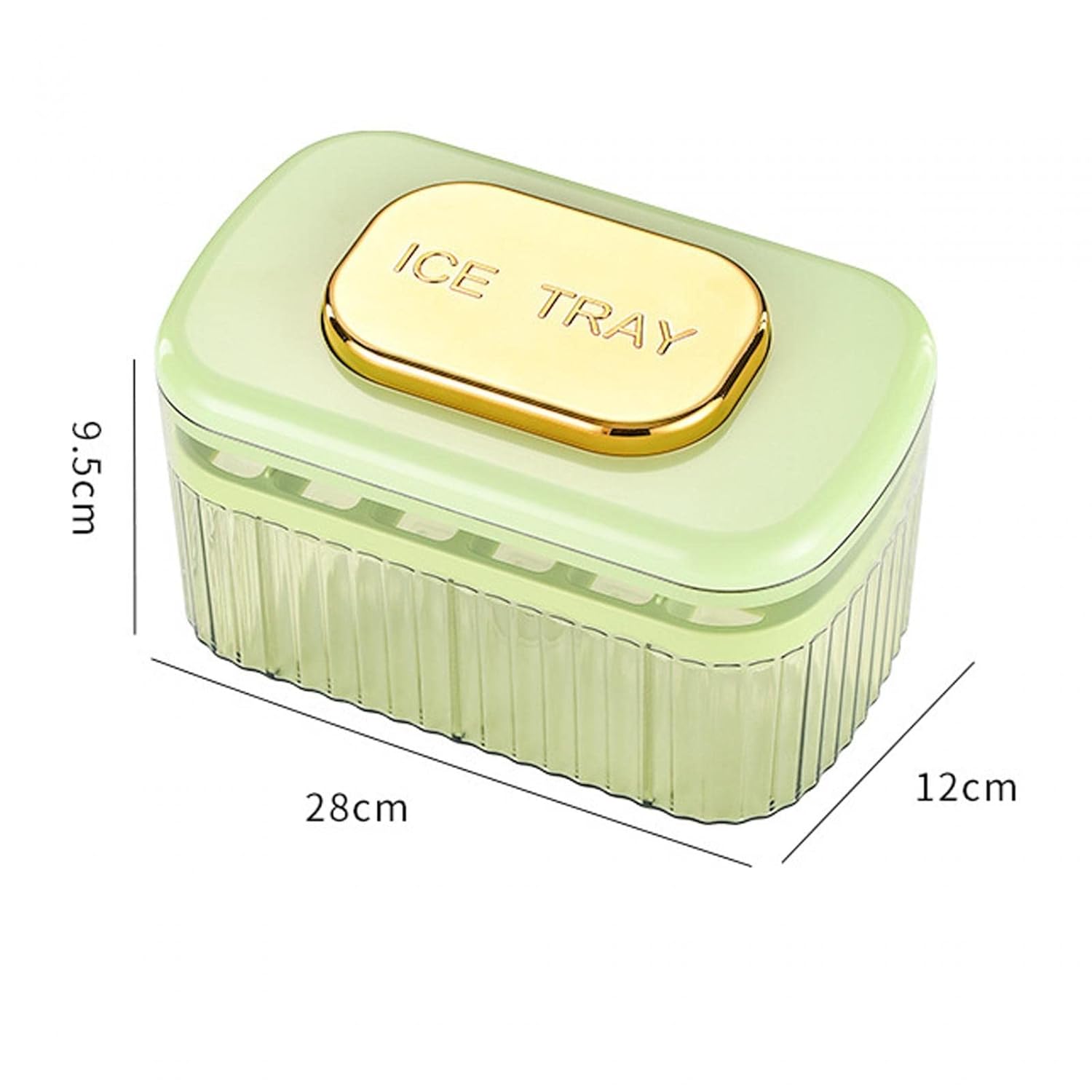 48 Grid Multilayer Ice Cube/Maker Tray/Box With  Top Press Cover and Shovel for Drinks/Cocktails/Whisky