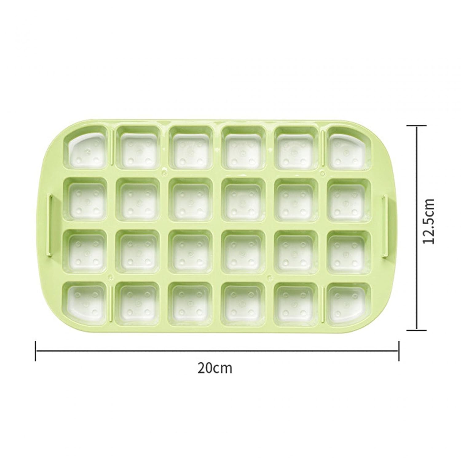 48 Grid Multilayer Ice Cube/Maker Tray/Box With  Top Press Cover and Shovel for Drinks/Cocktails/Whisky