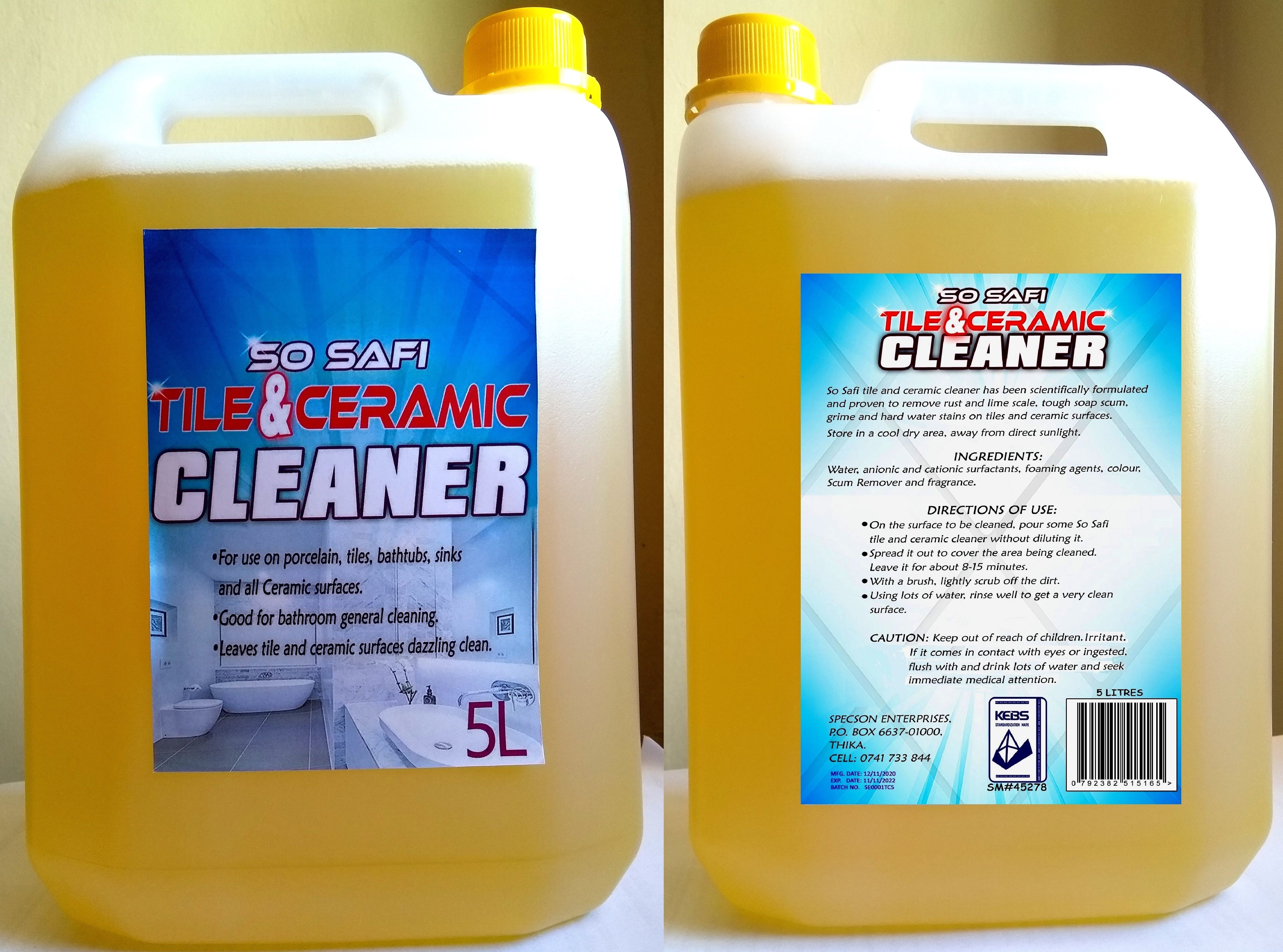 TILE AND CERAMIC CLEANER