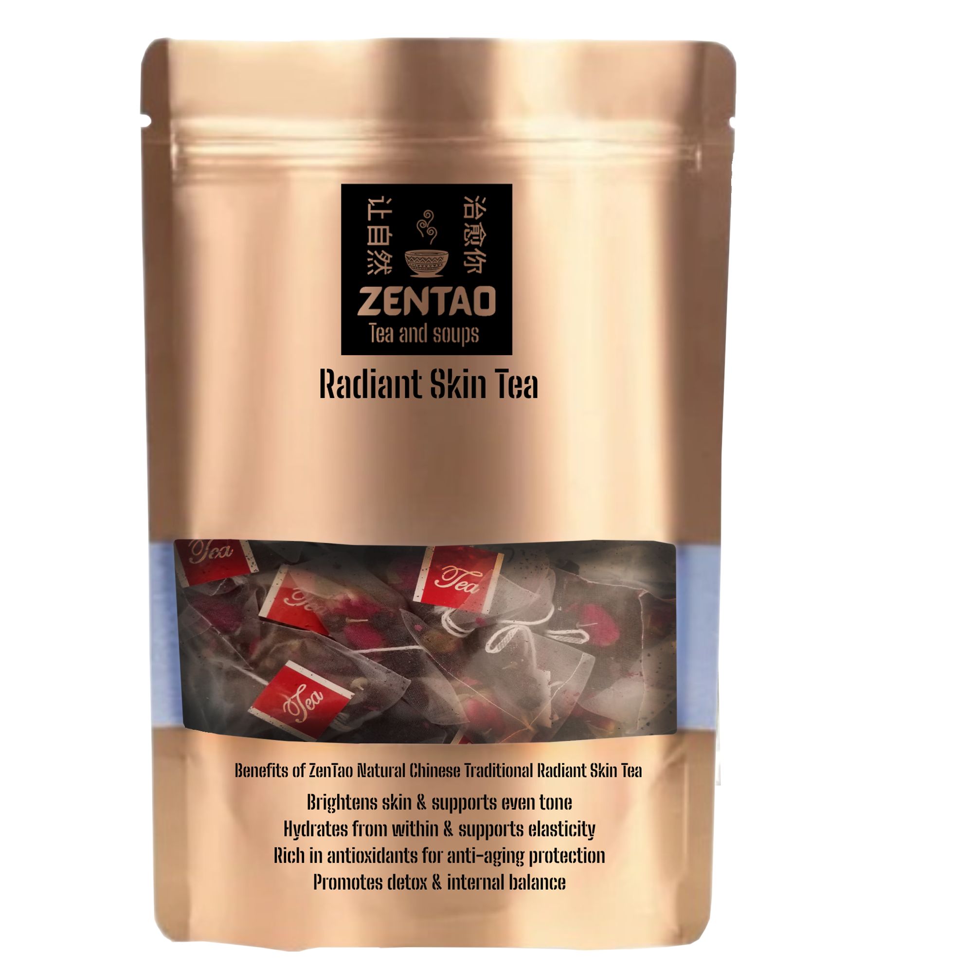 ZENTAO Skin Brightening Glow Tea – Inner Radiance & Anti-Ageing Support