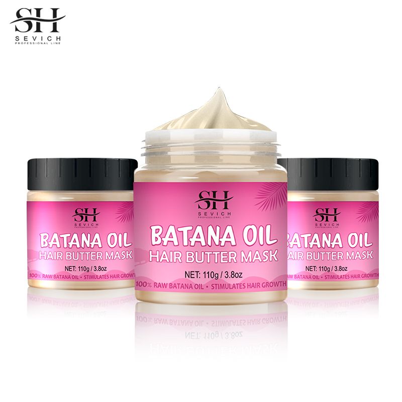SEVICH 110g Batana Oil Hair Mask African Hair Growth Anti-Hair Loss Conditioner Batana Hair Repair Conditioner Anti Break Hair Regrowth Treatment Essence Beauty Health Hair Care Product