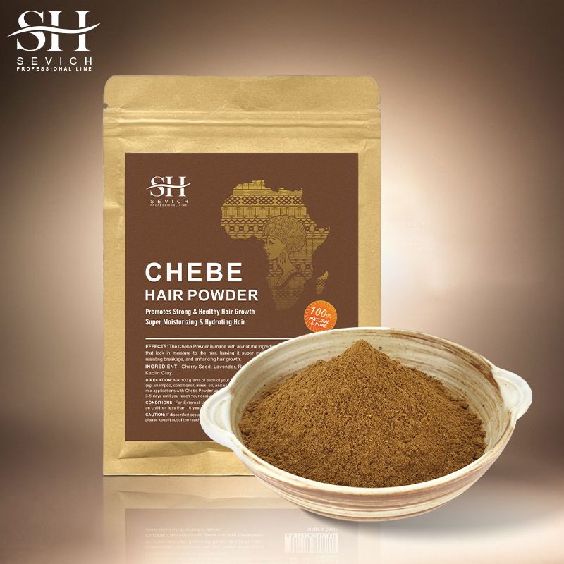 SEVICH Chebe Powder 100g African Traction Alopecia Chebe Powder Essence Edges Anti Hair Loss Treatment Anti-Breakage Essential Serum Regrowth Thicken Oils Hair Care Beauty Health Products