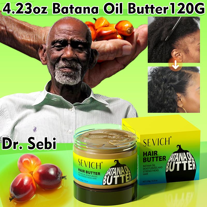 SEVICH 4.23oz Pure Batana Oil For Hair Growth 100% Batana Oil Butter Mask Faster Hair Growth Treating Hair Loss Anti-Breakage Hair Mask For Men Women Repairs Damage,Prevents Hair Loss,Delays Graying