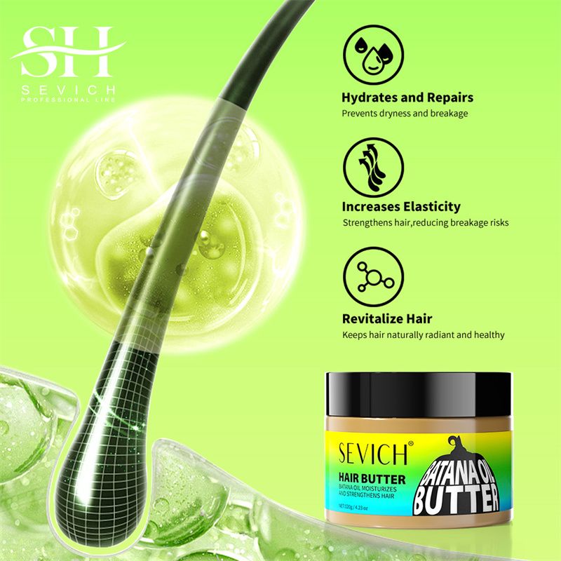 SEVICH 4.23oz Pure Batana Oil For Hair Growth 100% Batana Oil Butter Mask Faster Hair Growth Treating Hair Loss Anti-Breakage Hair Mask For Men Women Repairs Damage,Prevents Hair Loss,Delays Graying