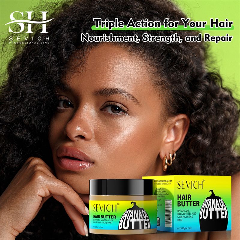 SEVICH 4.23oz Pure Batana Oil For Hair Growth 100% Batana Oil Butter Mask Faster Hair Growth Treating Hair Loss Anti-Breakage Hair Mask For Men Women Repairs Damage,Prevents Hair Loss,Delays Graying