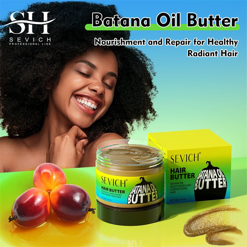 SEVICH 4.23oz Pure Batana Oil For Hair Growth 100% Batana Oil Butter Mask Faster Hair Growth Treating Hair Loss Anti-Breakage Hair Mask For Men Women Repairs Damage,Prevents Hair Loss,Delays Graying
